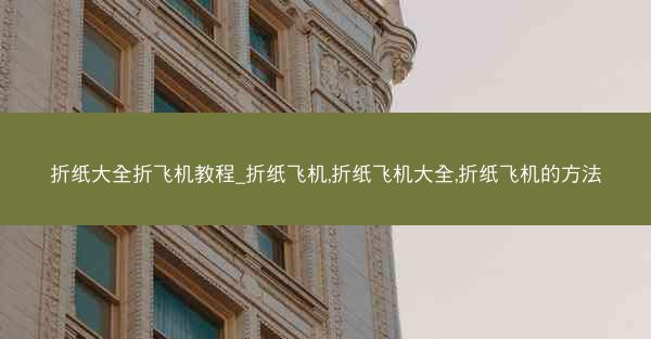 折纸大全折飞机教程_折纸飞机,折纸飞机大全,折纸飞机的方法
