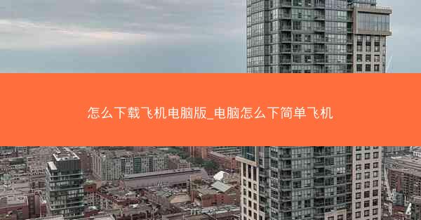 怎么下载飞机电脑版_电脑怎么下简单飞机
